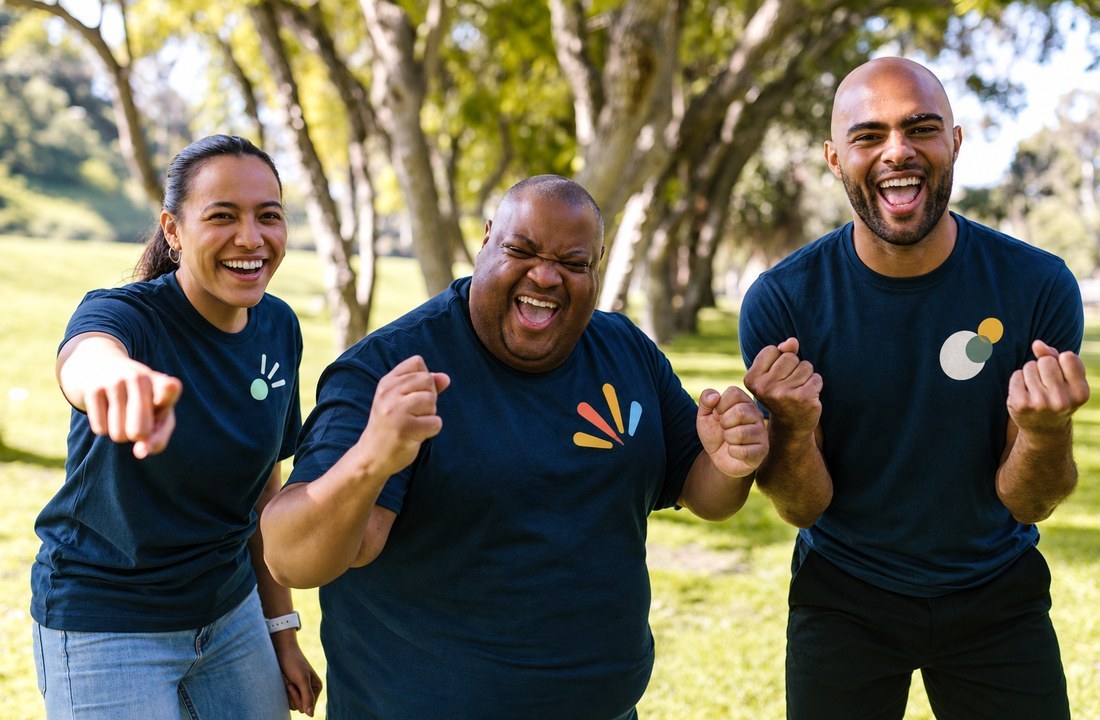 Staff event and merchandise T-shirts with distinct roles