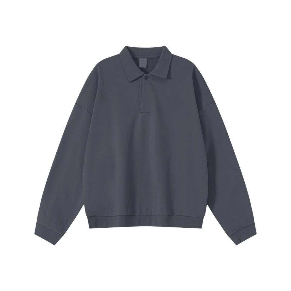 445GSM Men’s Heavyweight Half-Zip Collar Sweatshirt product preview