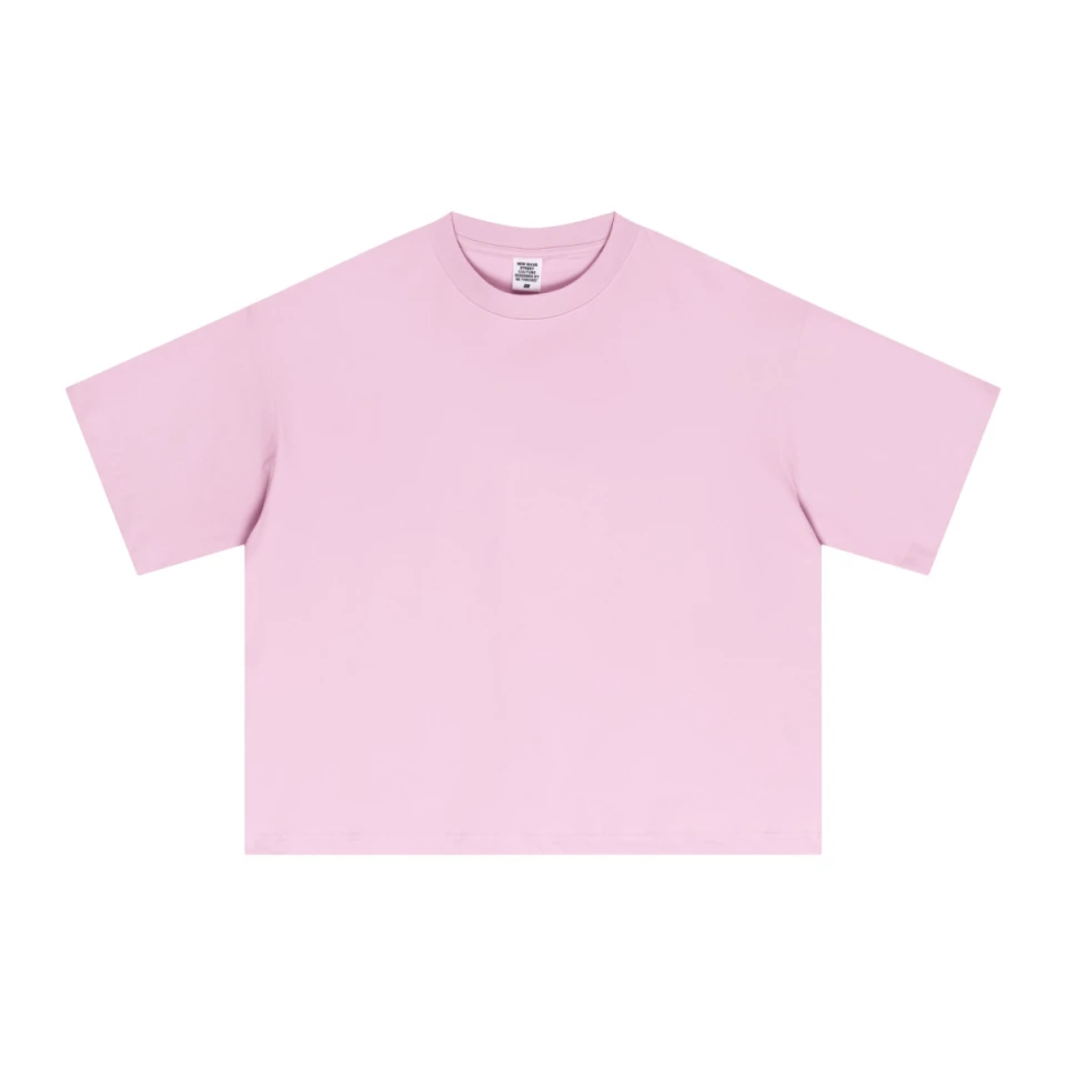 240GSM Men’s Ice-Feel Sorona Boxy-Fit Solid-Color Loose T-shirt product preview