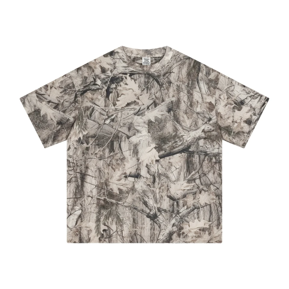 240GSM Unisex Loose-Fit Camouflage T-shirt product preview