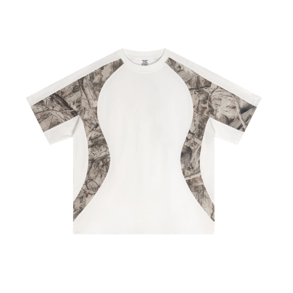 240GSM Men’s Camouflage Structured Panelled T-shirt product preview