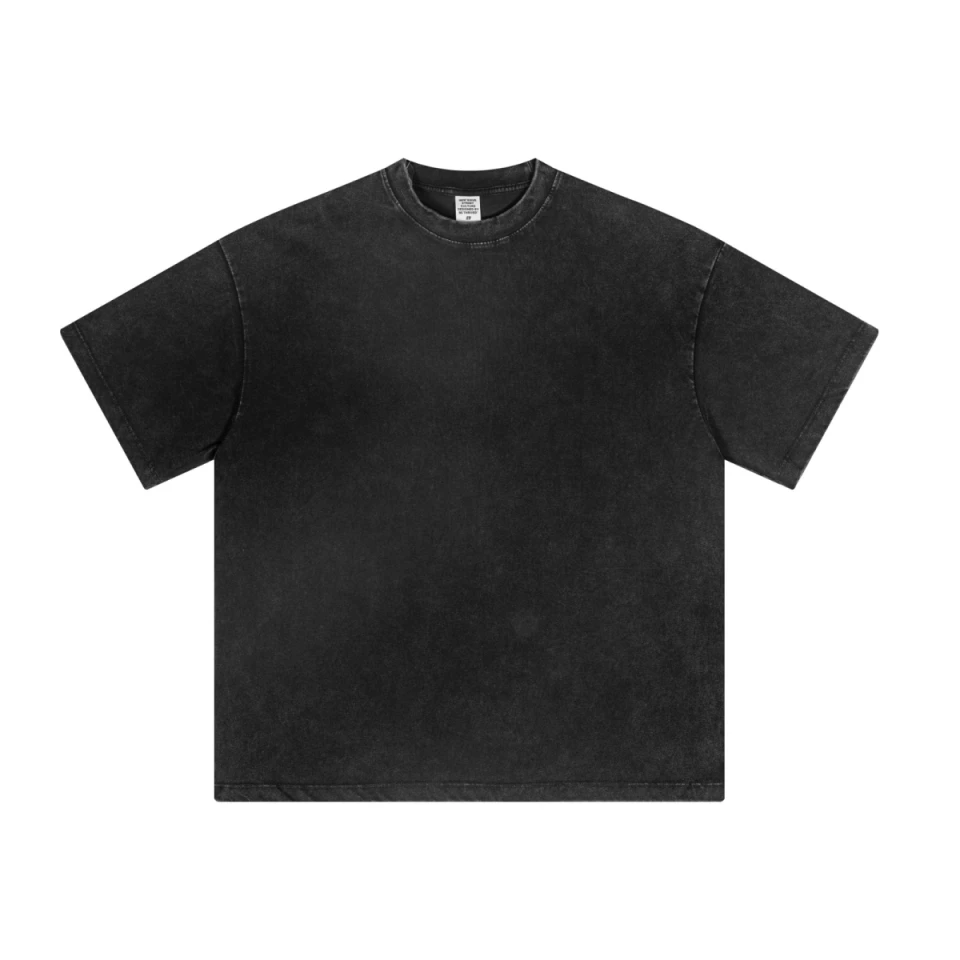 230GSM Unisex Cool-Touch Dopamine Colorway Washed T-shirt product preview