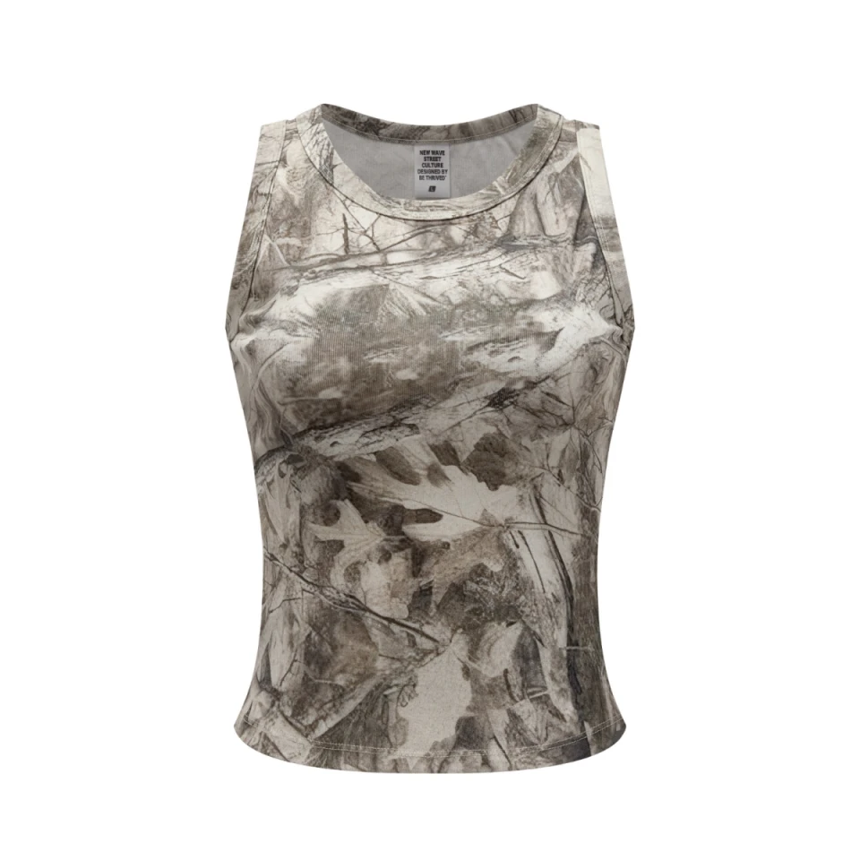 315GSM Women’s Camouflage Racerback Tank Top product preview
