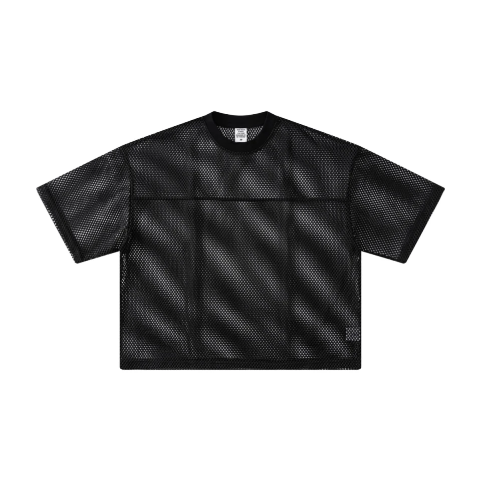 240GSM Men’s Boxy-Fit Mesh Layering T-Shirt product preview
