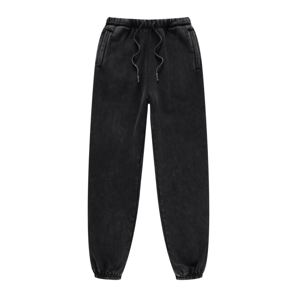 400GSM Unisex Heavyweight Snow-Wash Fleece Jogger Pants product preview