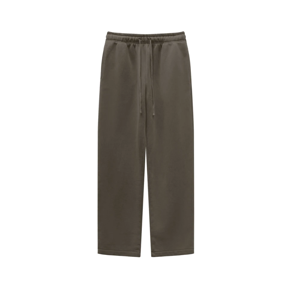 360GSM Unisex Heavyweight Fleece Washed Straight-Leg Pants product preview