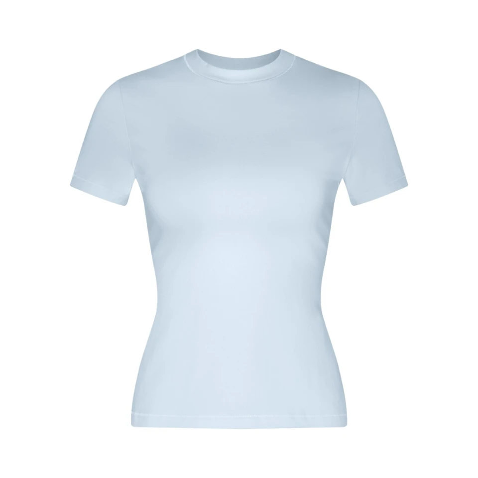 200GSM Women's High-Stretch Spandex Jersey Fitted T-Shirt product preview