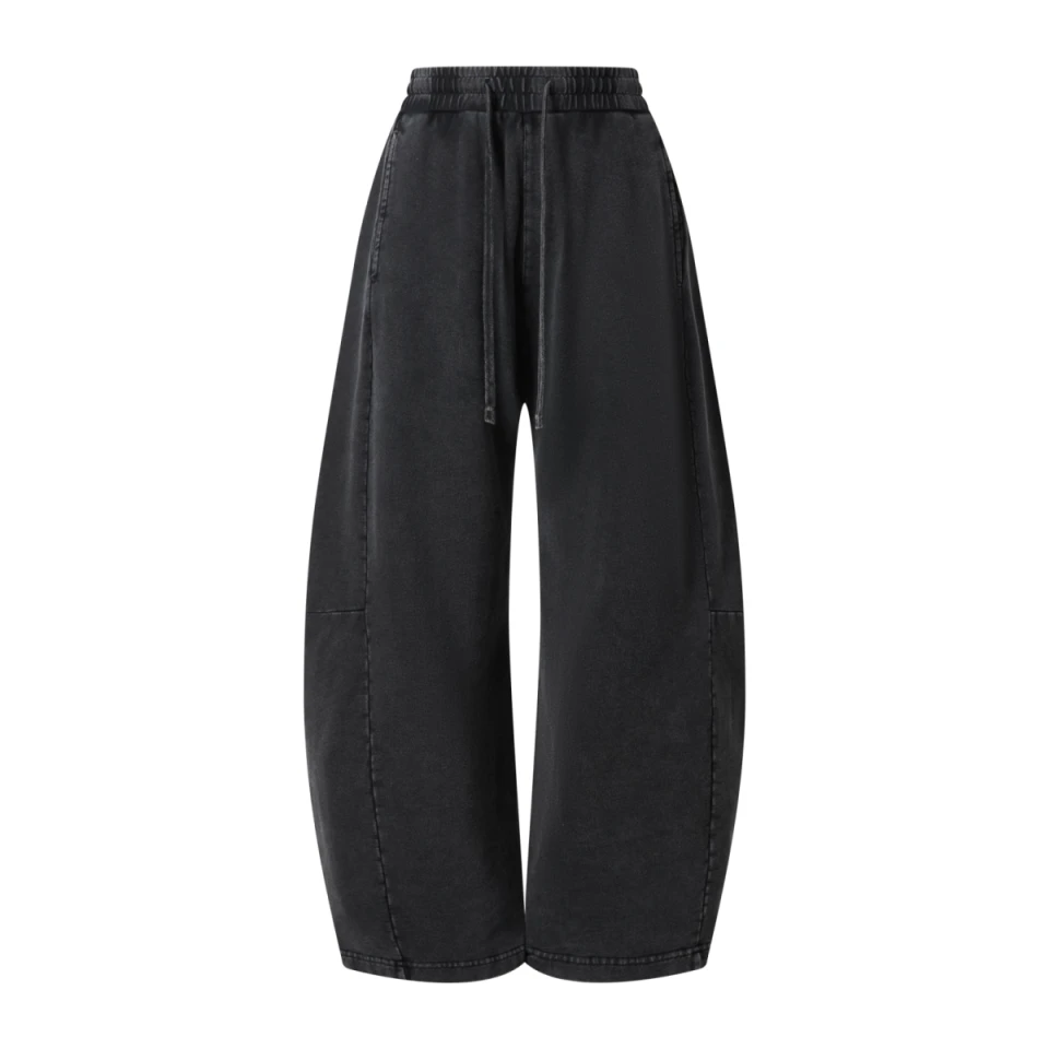 320GSM Men's Textured Denim Curved Panel Pants product preview