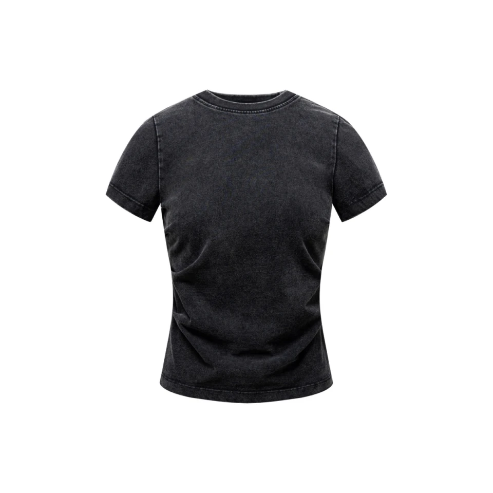 285GSM Women’s Pleated Webbing Detail T-shirt product preview