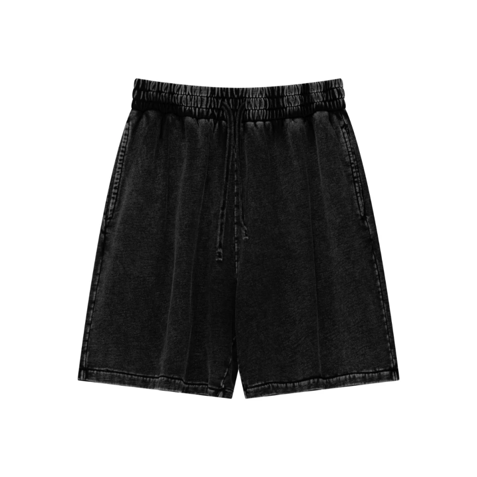 330GSM Men's Vintage-Wash Pigment-Dyed Cotton Shorts product preview