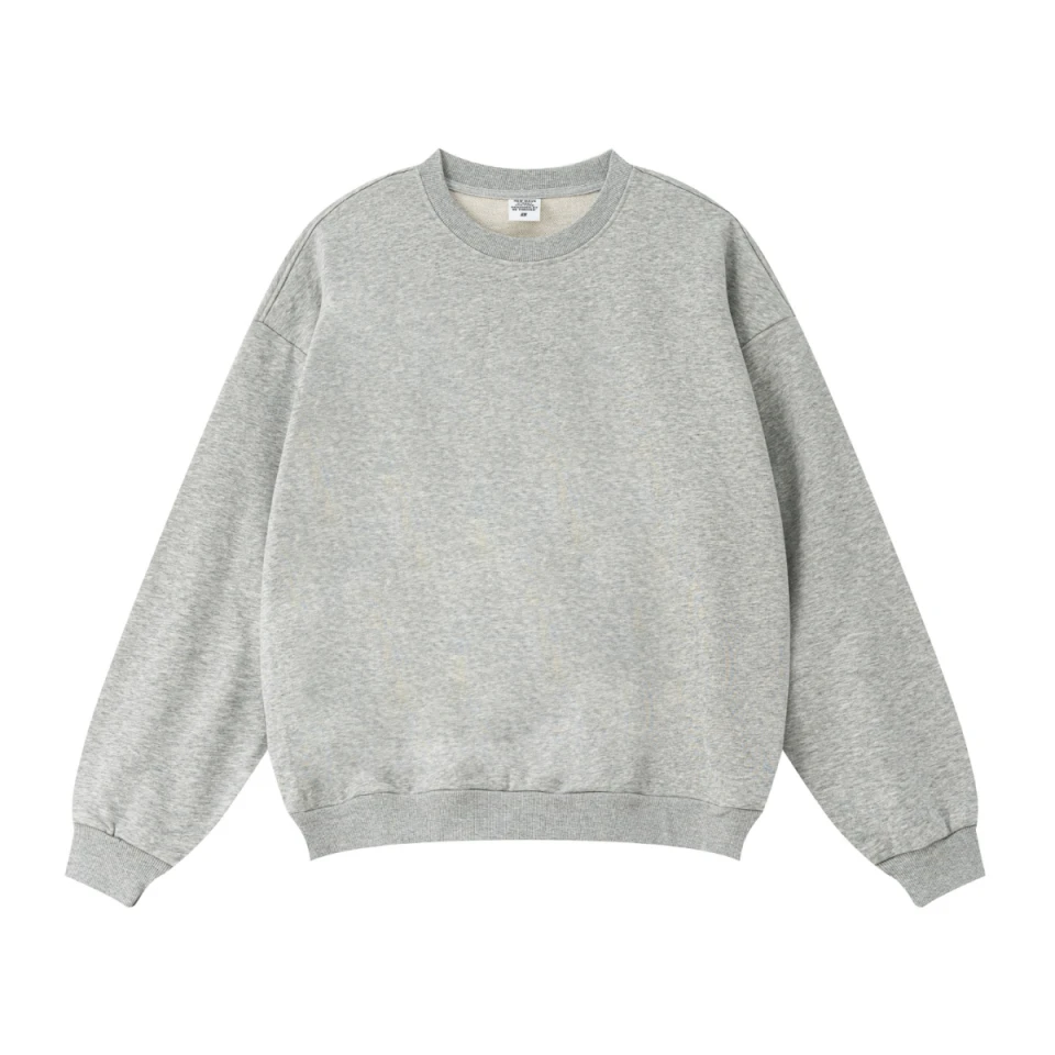 360GSM Unisex Solid-Color Loopback Crew Neck Sweatshirt product preview