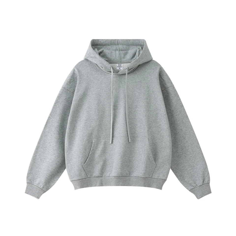 440GSM Unisex Exposed-Stitch Heavyweight Pullover Hoodie product preview