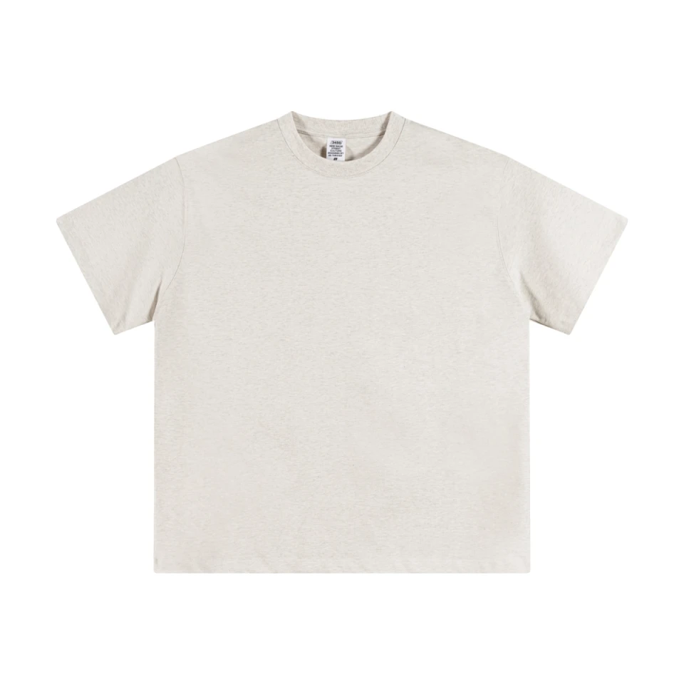 345GSM Unisex Solid-Color Heavyweight Crew Neck T-shirt product preview