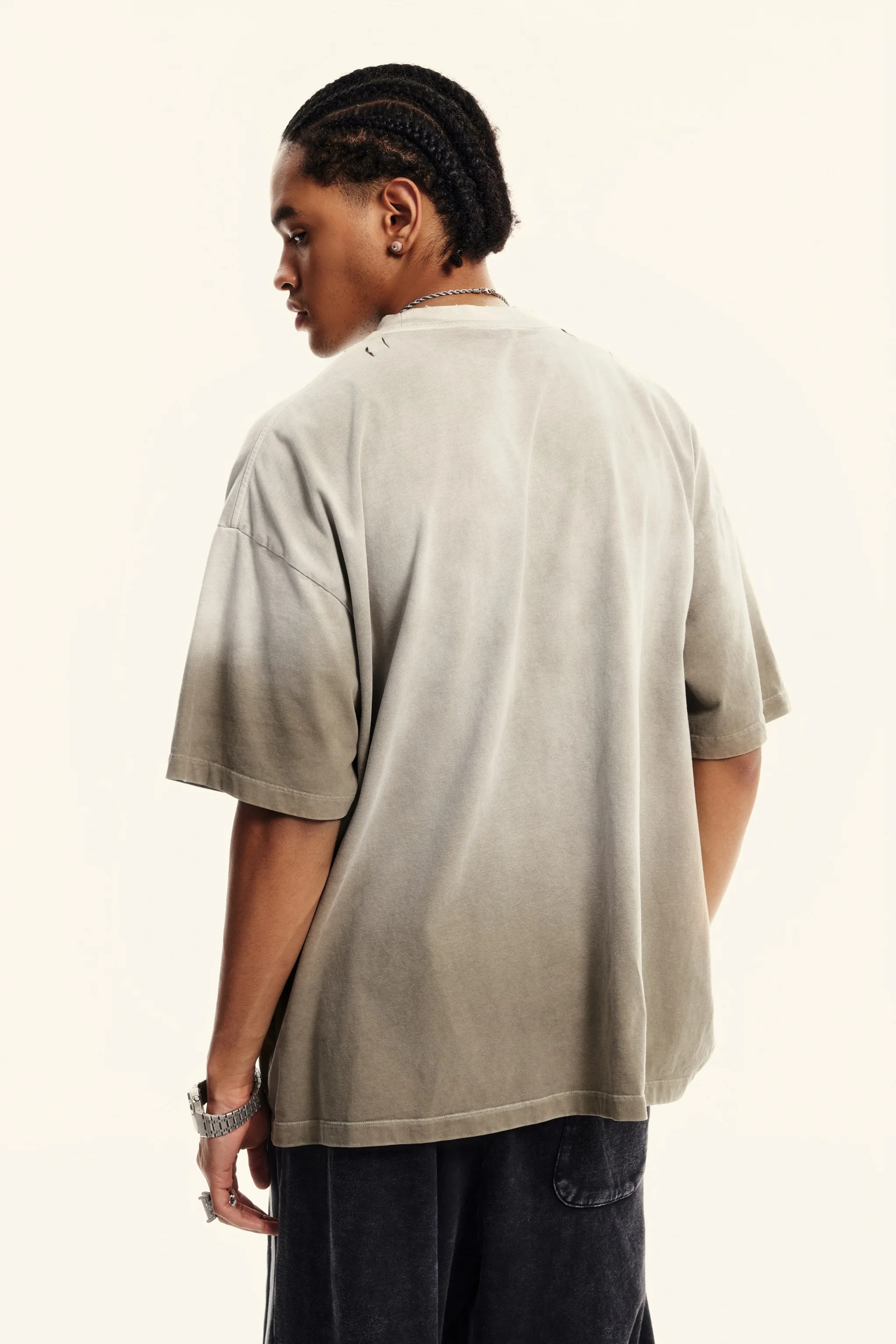 Unisex Boxy Tie-dyed T-shirt - Thumbnail Image