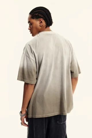 Unisex Boxy Tie-dyed T-shirt - Thumbnail Image