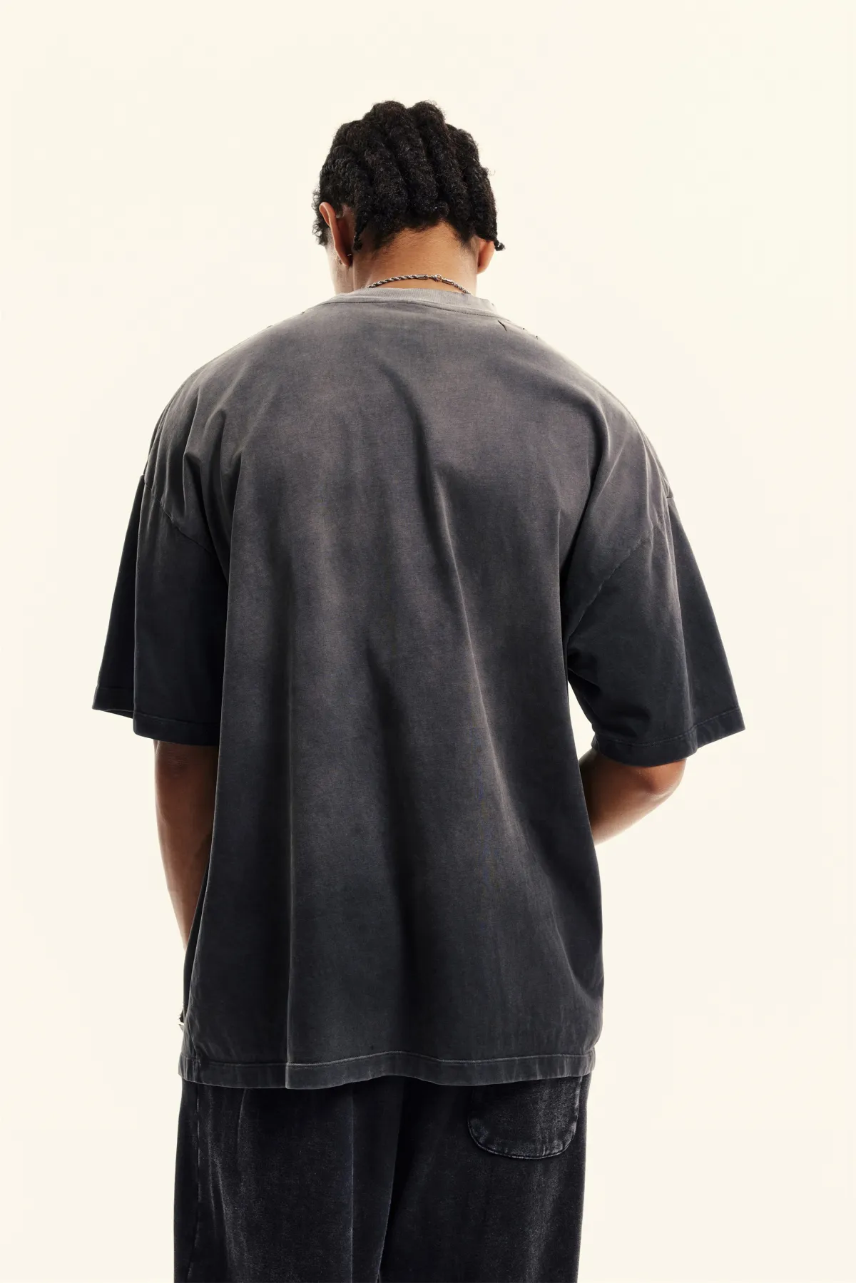 Unisex Boxy Tie-dyed T-shirt - Thumbnail Image