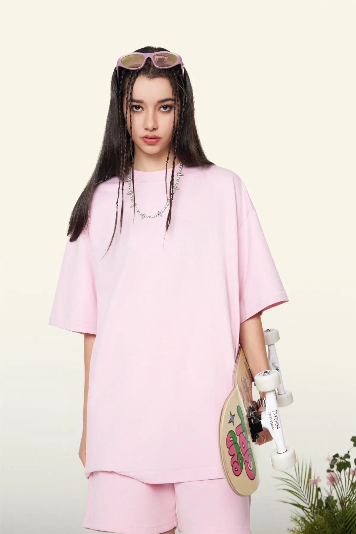 Women’s Eco-Chic Comfort Long Crew Neck T-Shirt - Thumbnail Image