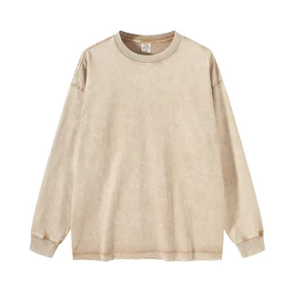 Women’s Versatile Vintage Long Sleeve Tee  - Thumbnail Image