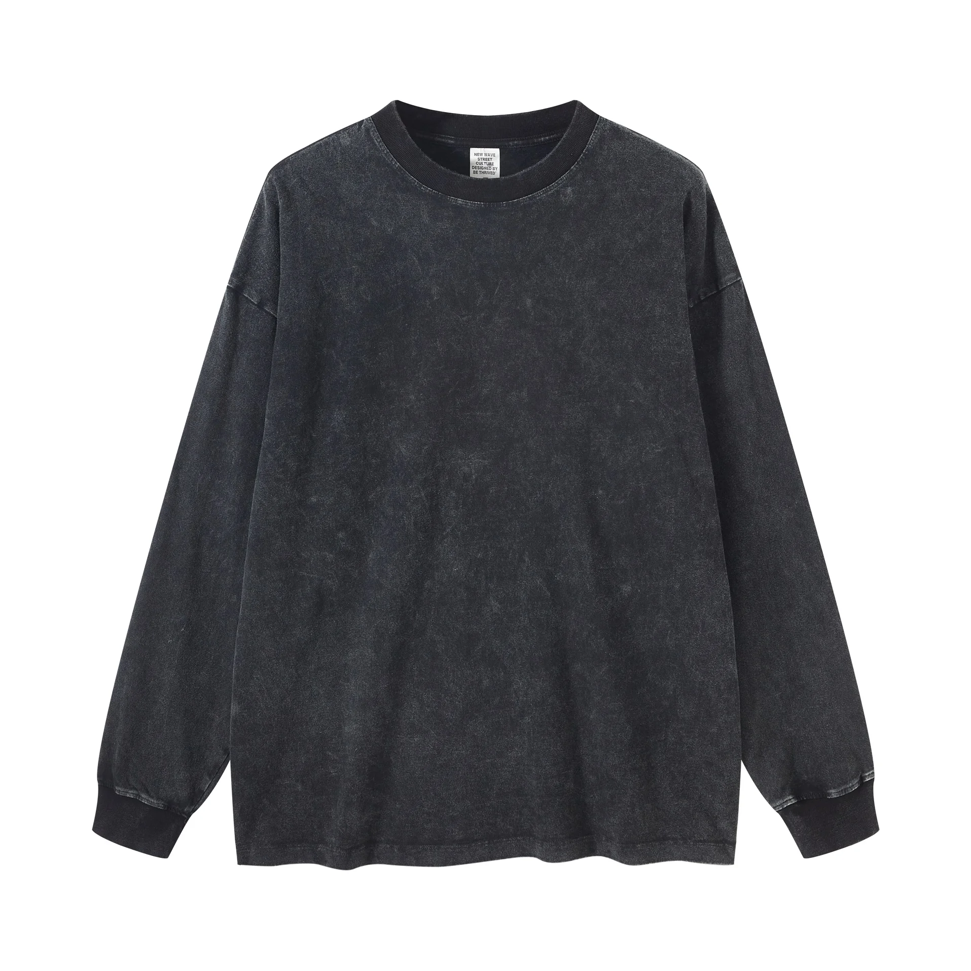 Unisex Long Sleeve Cotton T-Shirt - Thumbnail Image