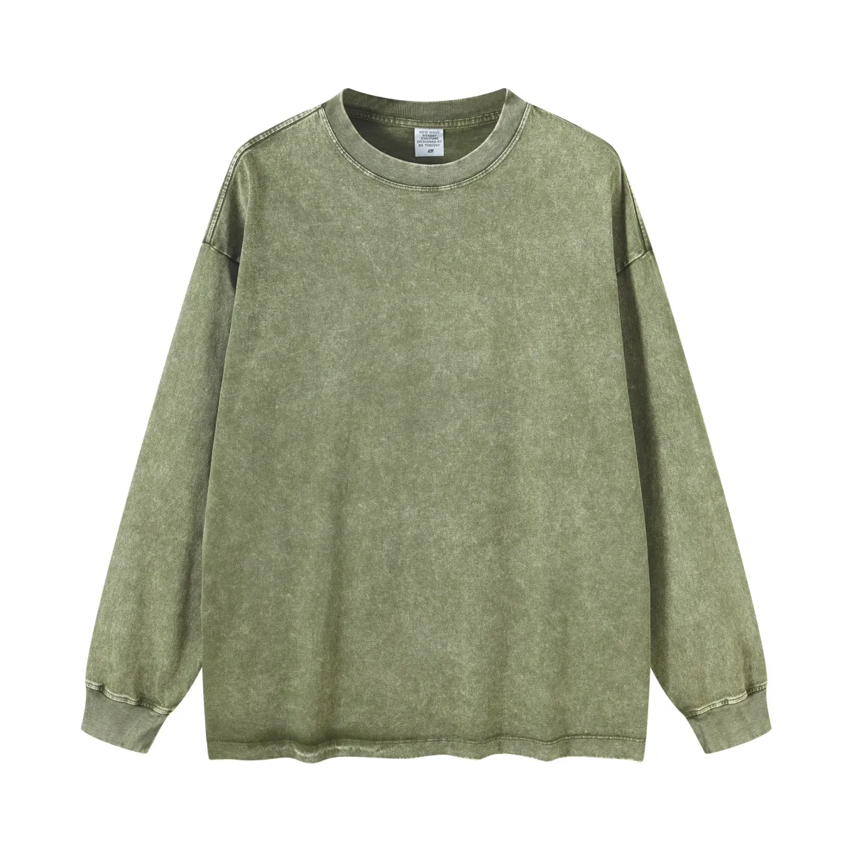 Unisex Long Sleeve Cotton T-Shirt - Thumbnail Image