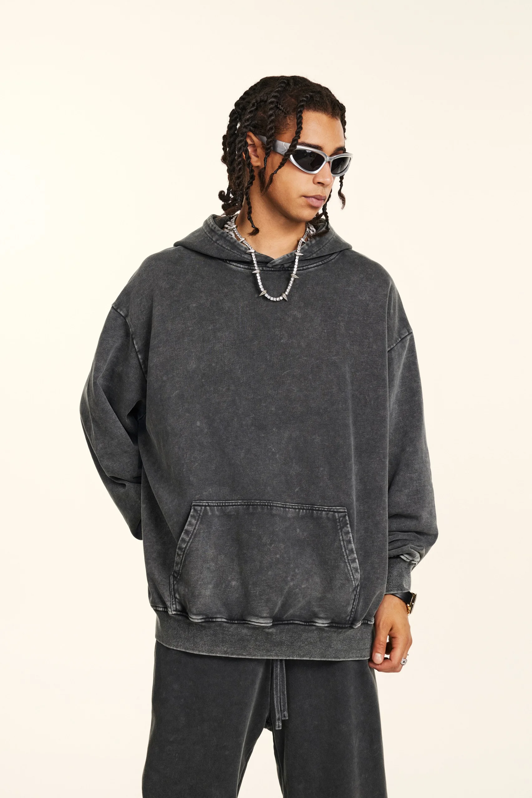 Unisex Trendy Streetwear Hoodie - Thumbnail Image