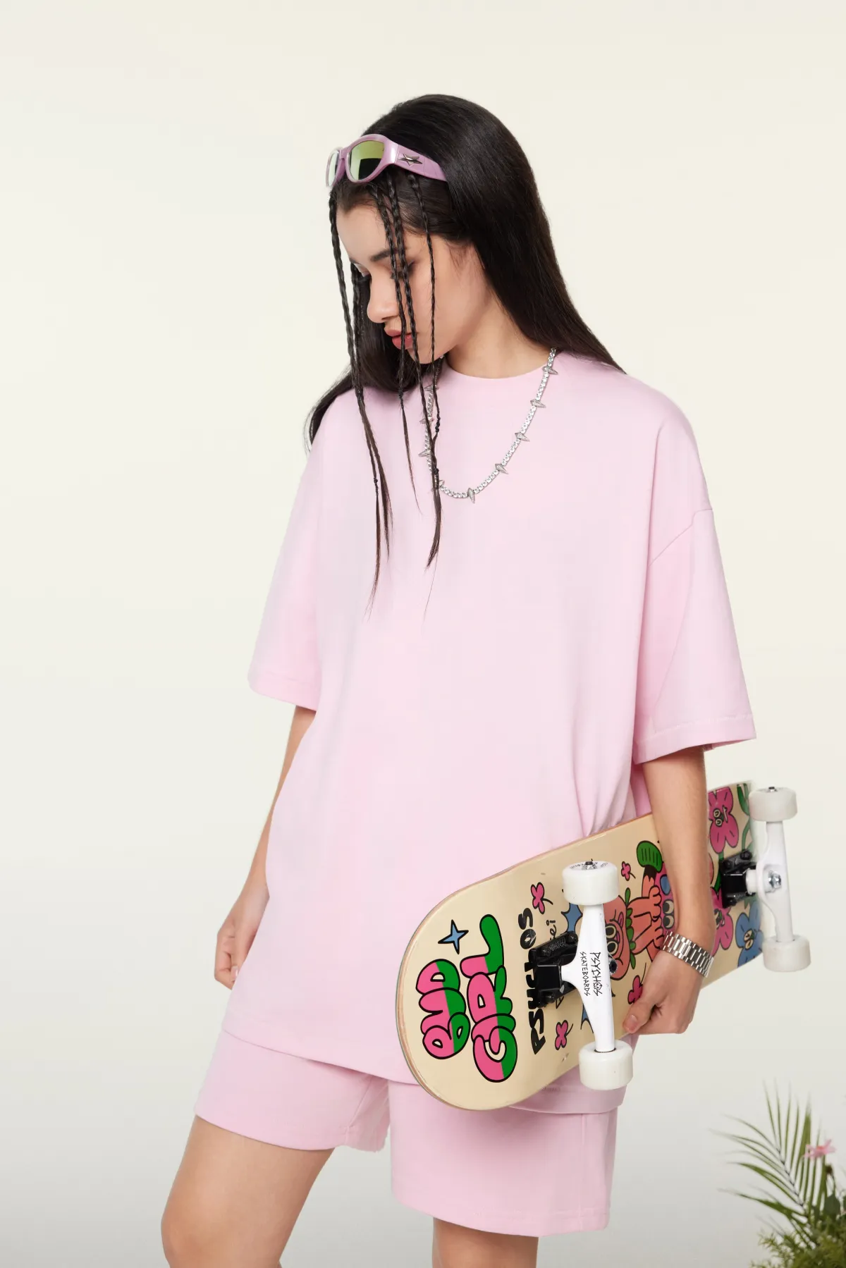 Women’s Eco-Chic Comfort Long Crew Neck T-Shirt - Thumbnail Image