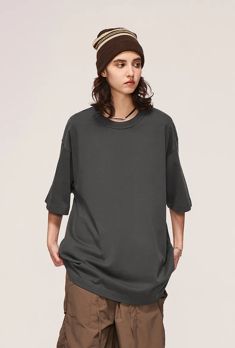 relaxed women's crew neck tshirt - thumbnail image