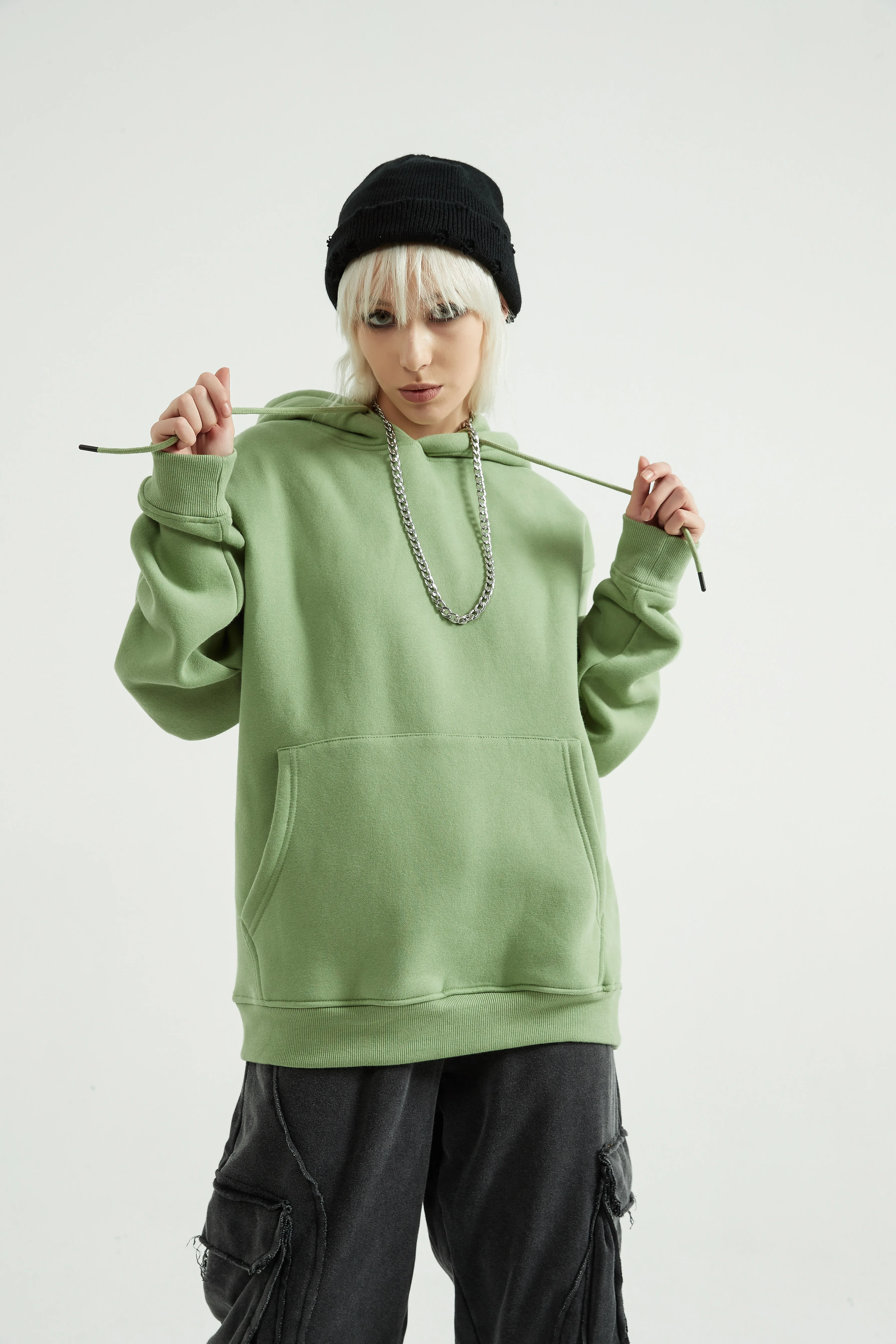 premium colorful fleece hoodie - Thumbnail Image