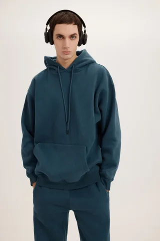 men’s classic fit fleece hoodie - Thumbnail Image