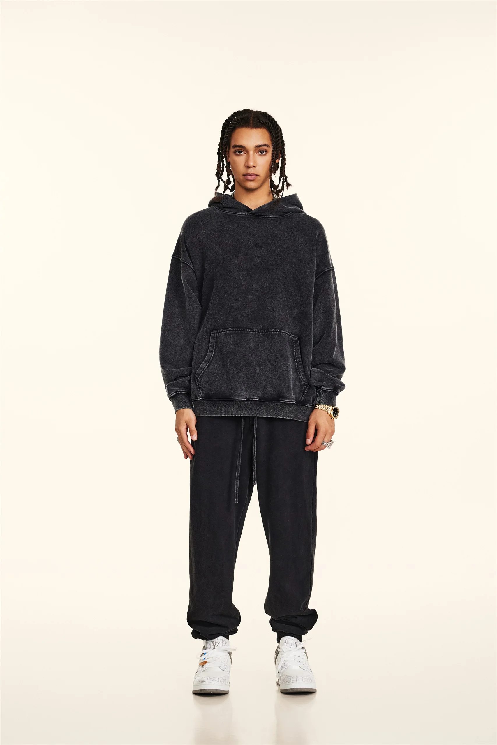 Unisex Trendy Streetwear Hoodie - Thumbnail Image