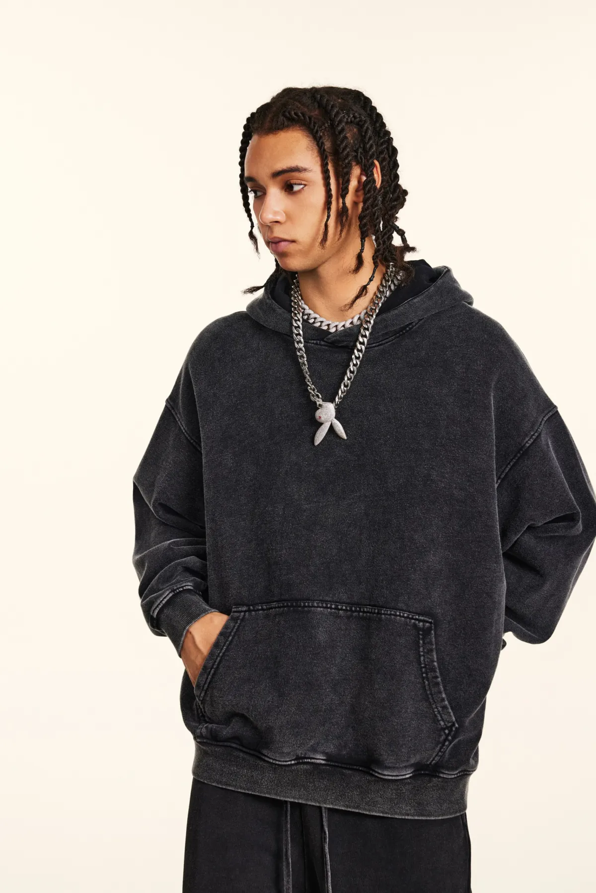 Unisex Trendy Streetwear Hoodie - Thumbnail Image