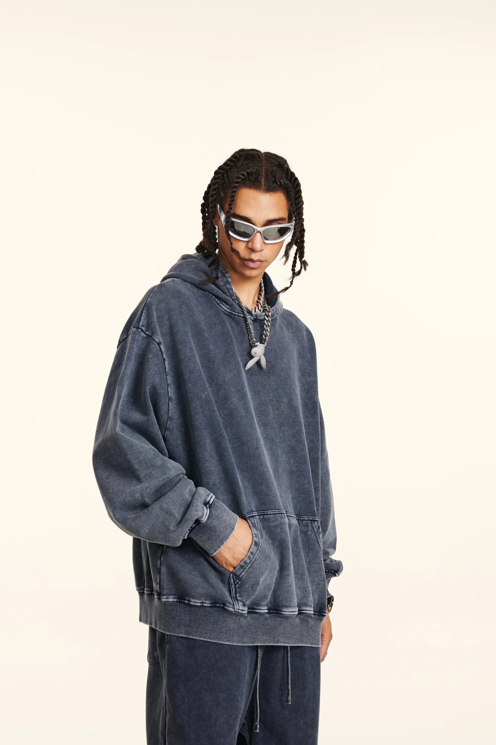 Unisex Trendy Streetwear Hoodie - Thumbnail Image