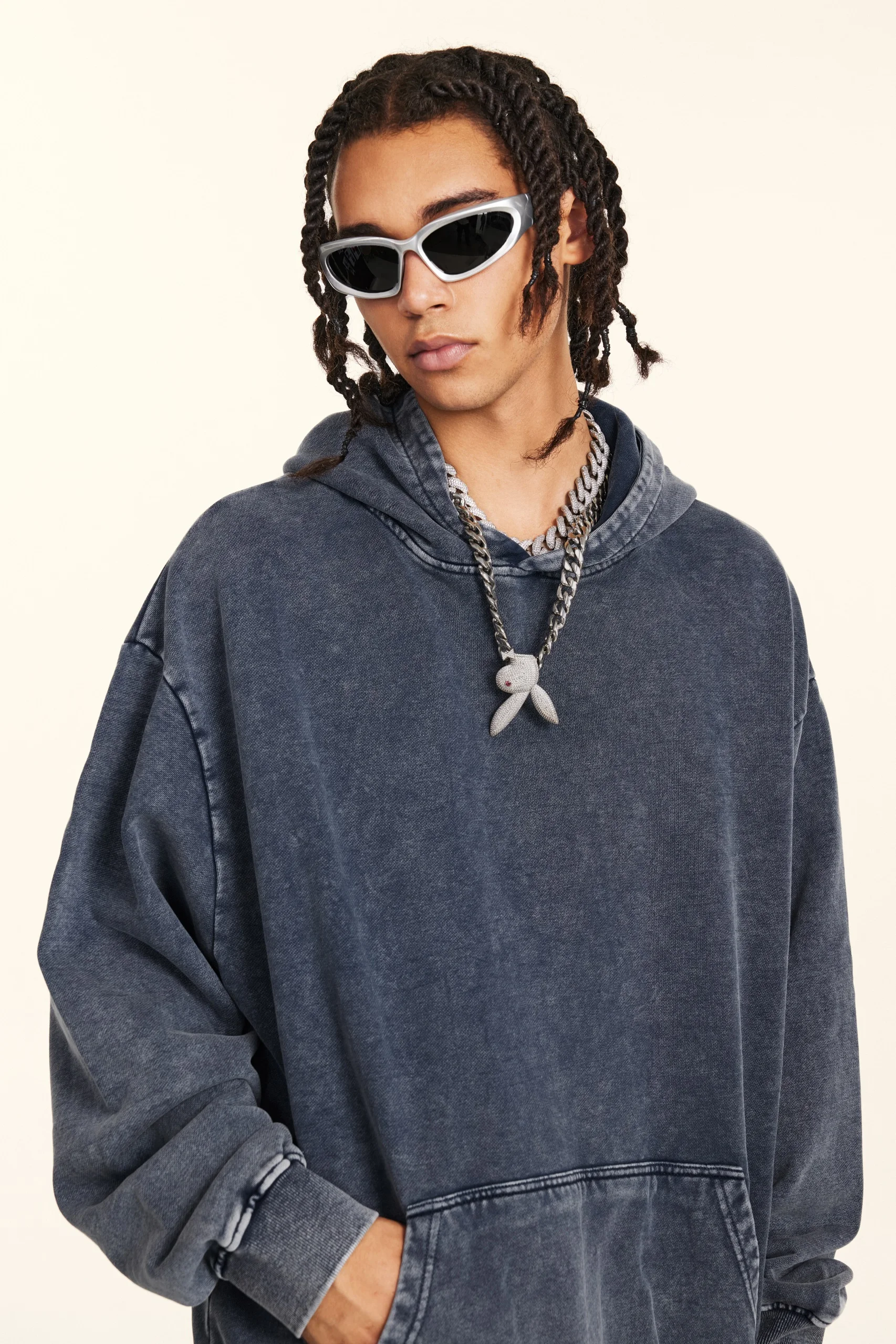 Unisex Trendy Streetwear Hoodie - Thumbnail Image