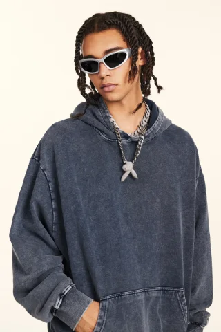 Unisex Trendy Streetwear Hoodie - Thumbnail Image