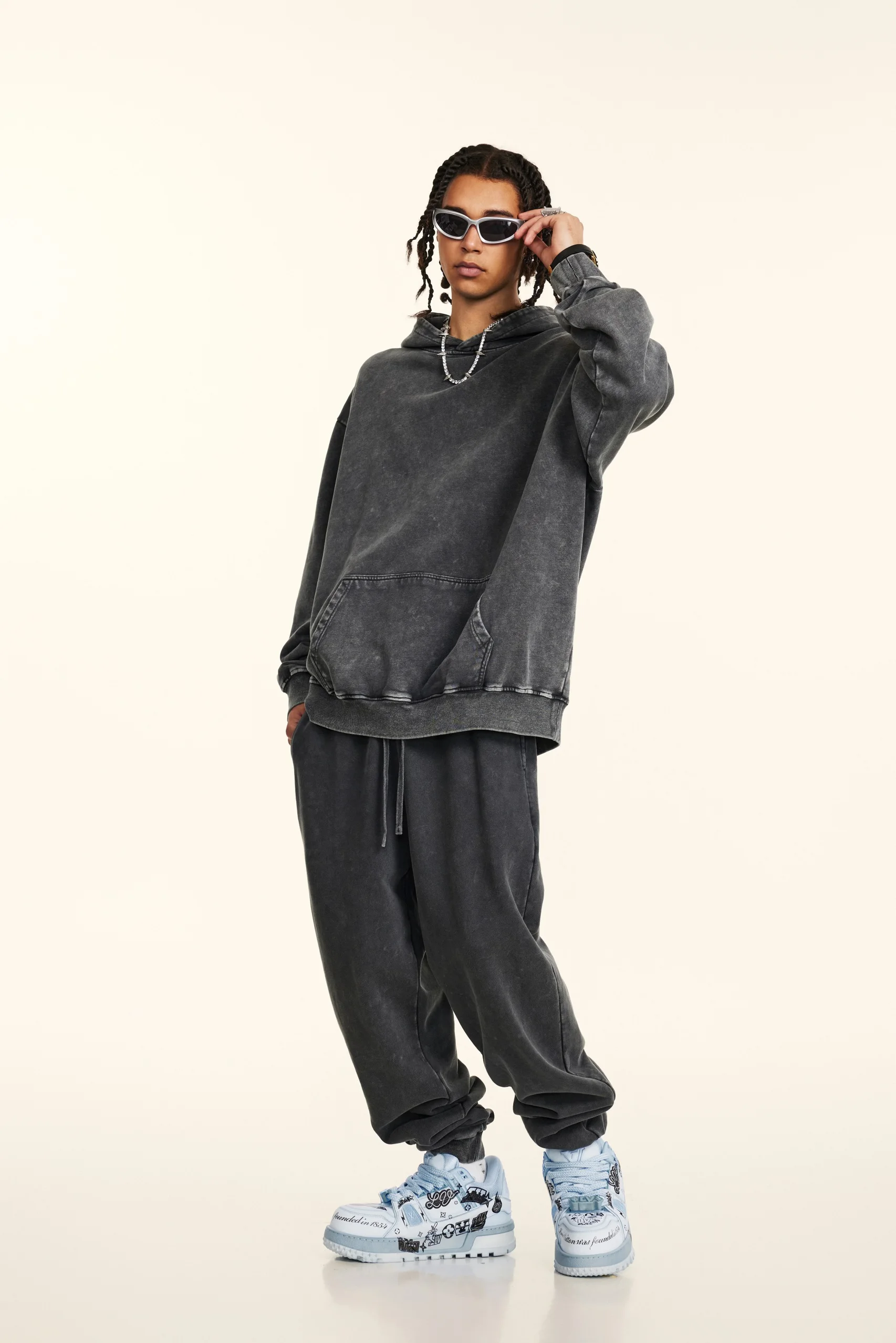 Unisex Trendy Streetwear Hoodie - Thumbnail Image