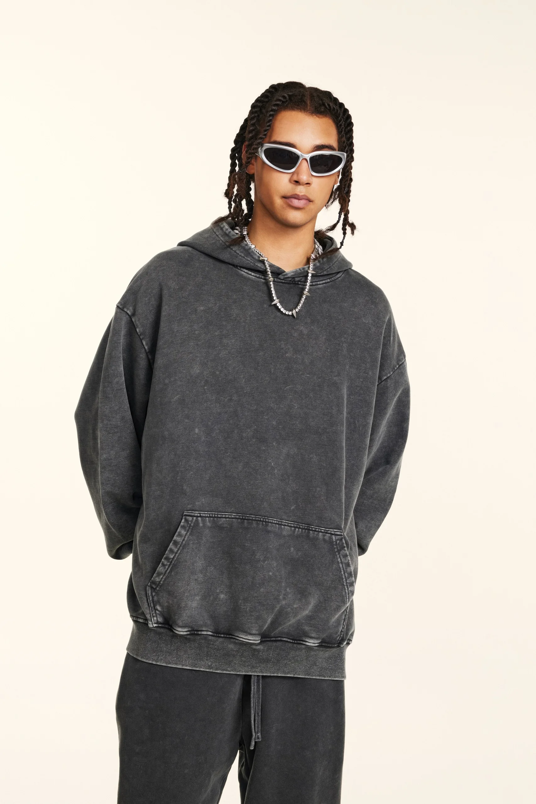 Unisex Trendy Streetwear Hoodie - Thumbnail Image