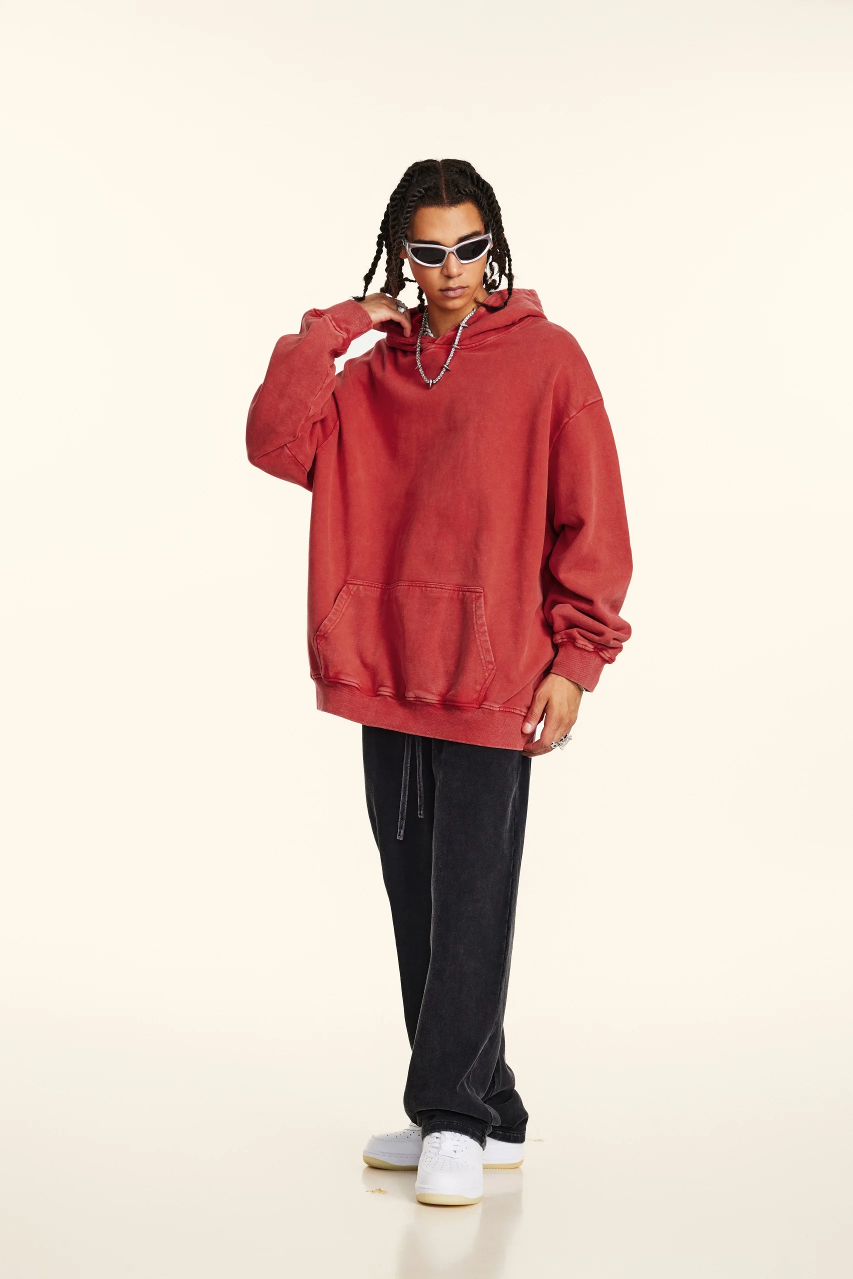 Unisex Trendy Streetwear Hoodie - Thumbnail Image