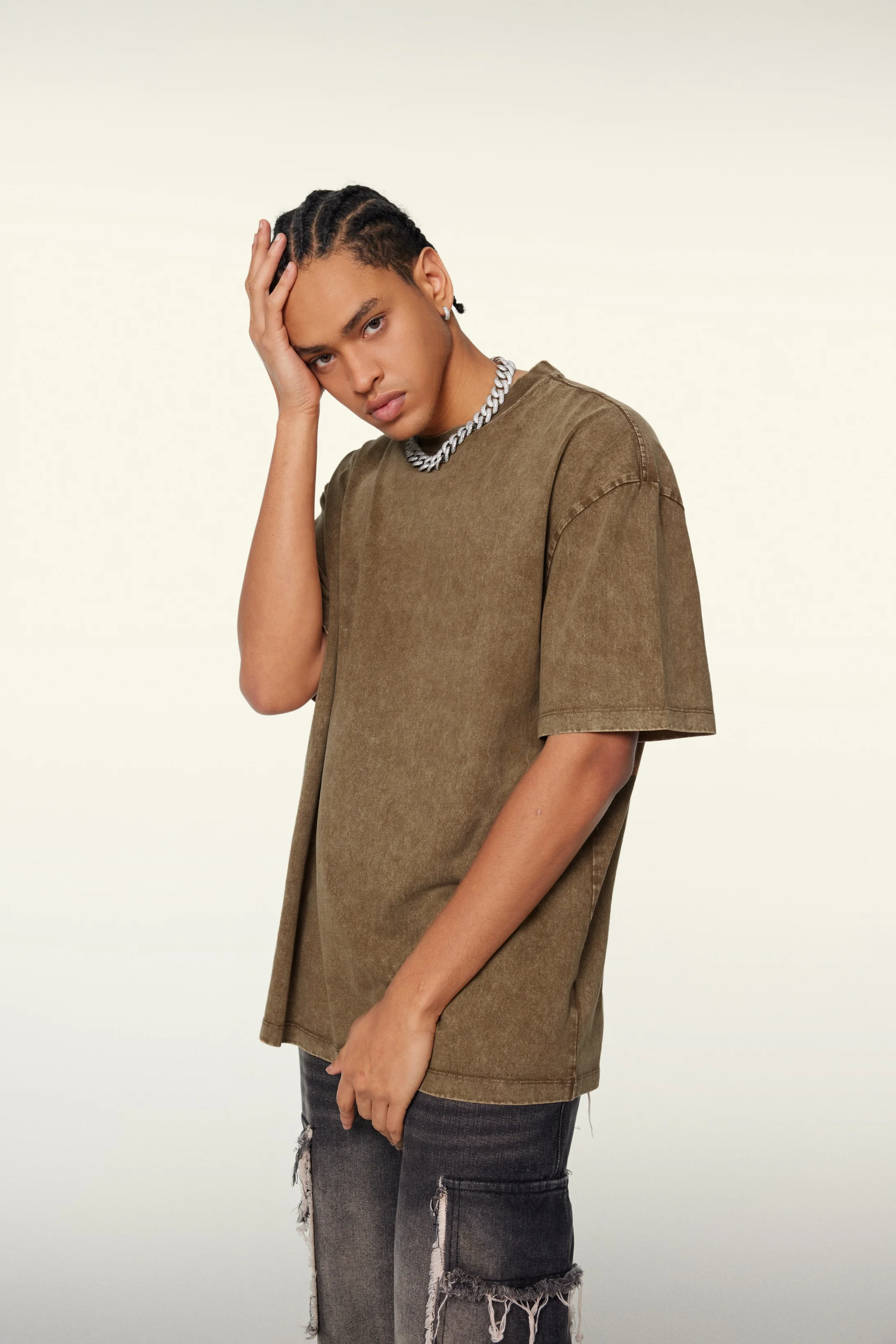 Unisex Cotton Long T Shirt - Thumbnail Image5
