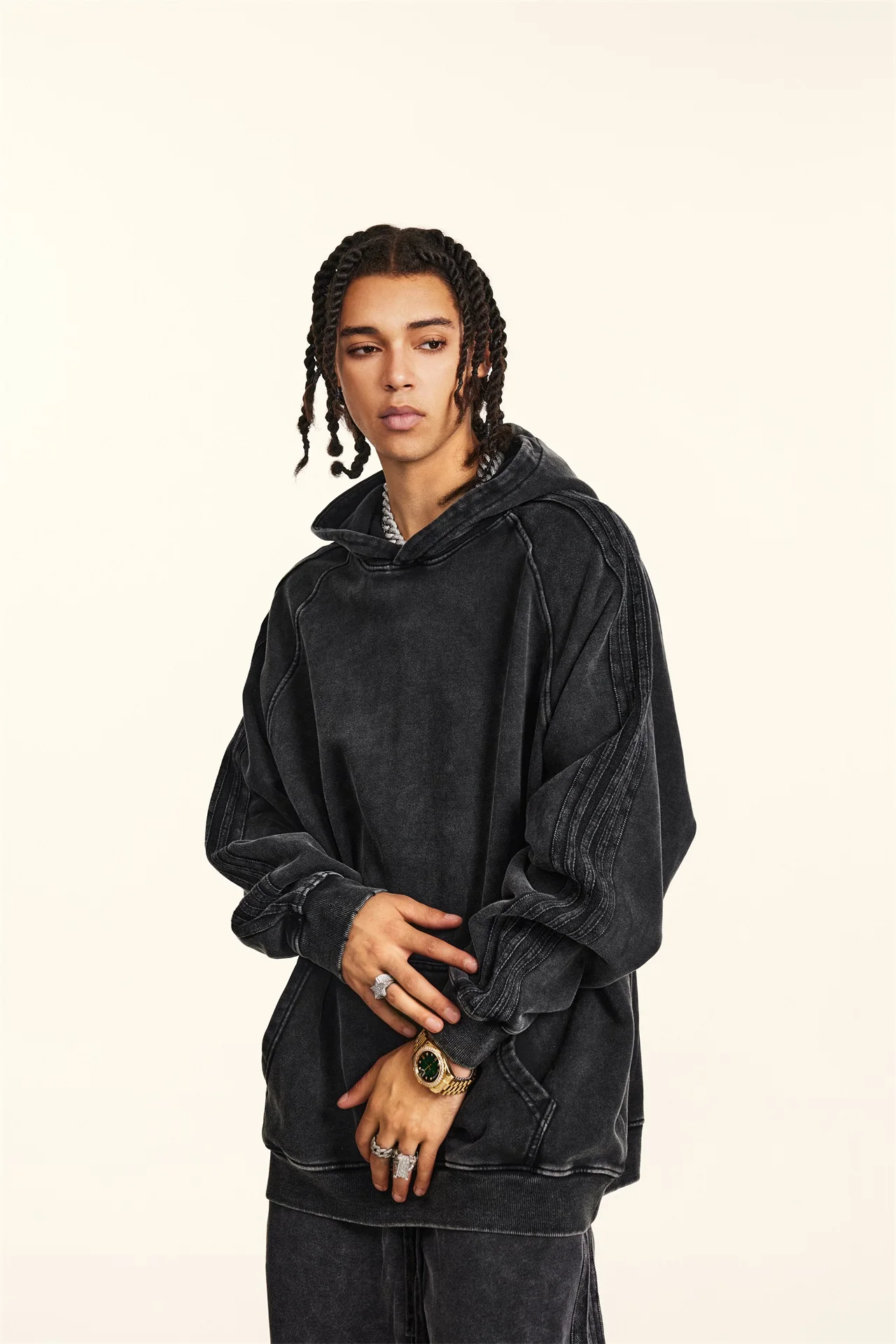 Unisex Cotton Graphic Hoodie - Thumbnail Image