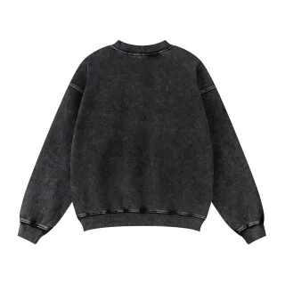 380GSM Unisex Black Long Sleeve Tee - Thumbnail Image