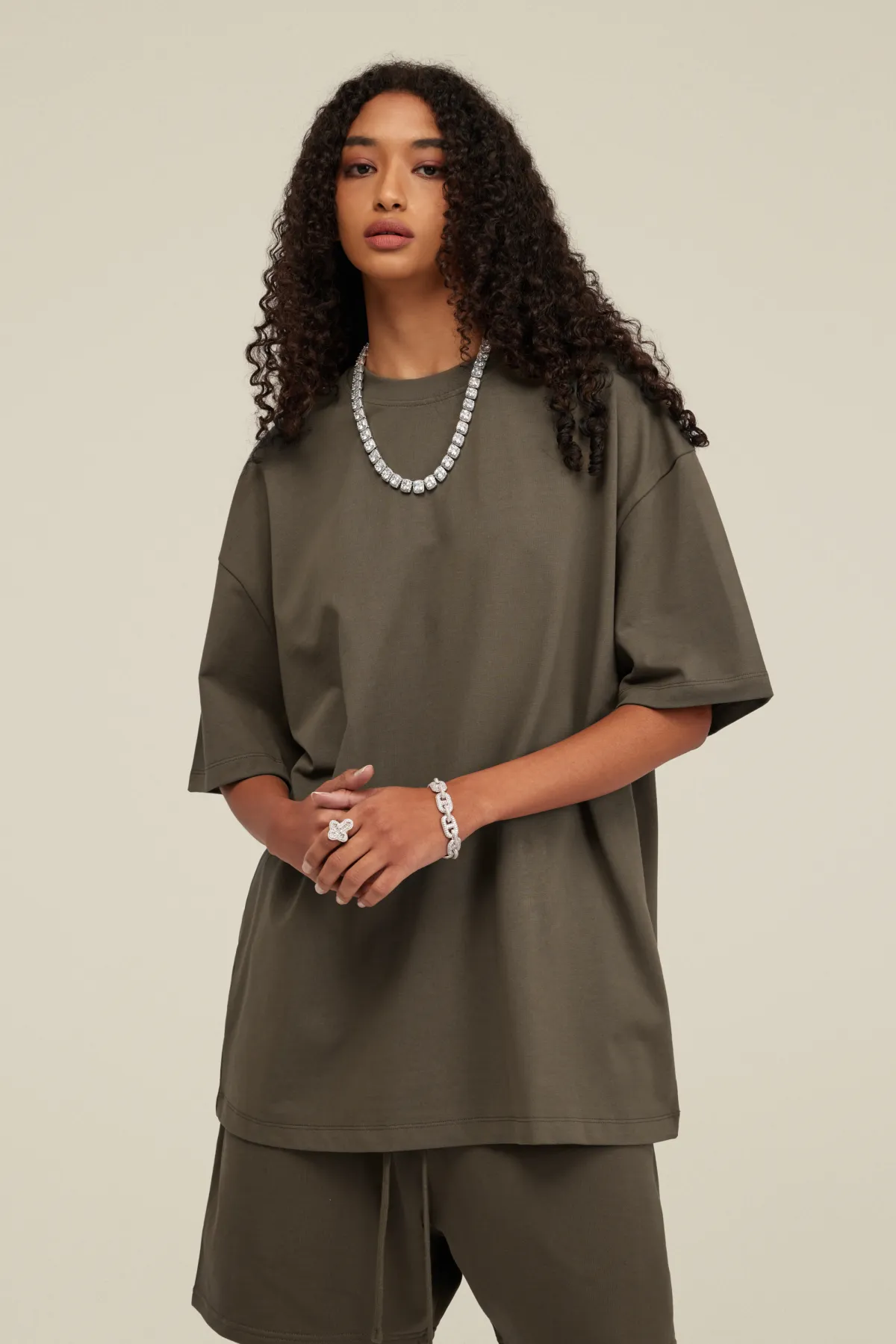 Women’s Classic All-Over Print Crew Neck Shirt - Thumbnail Image
