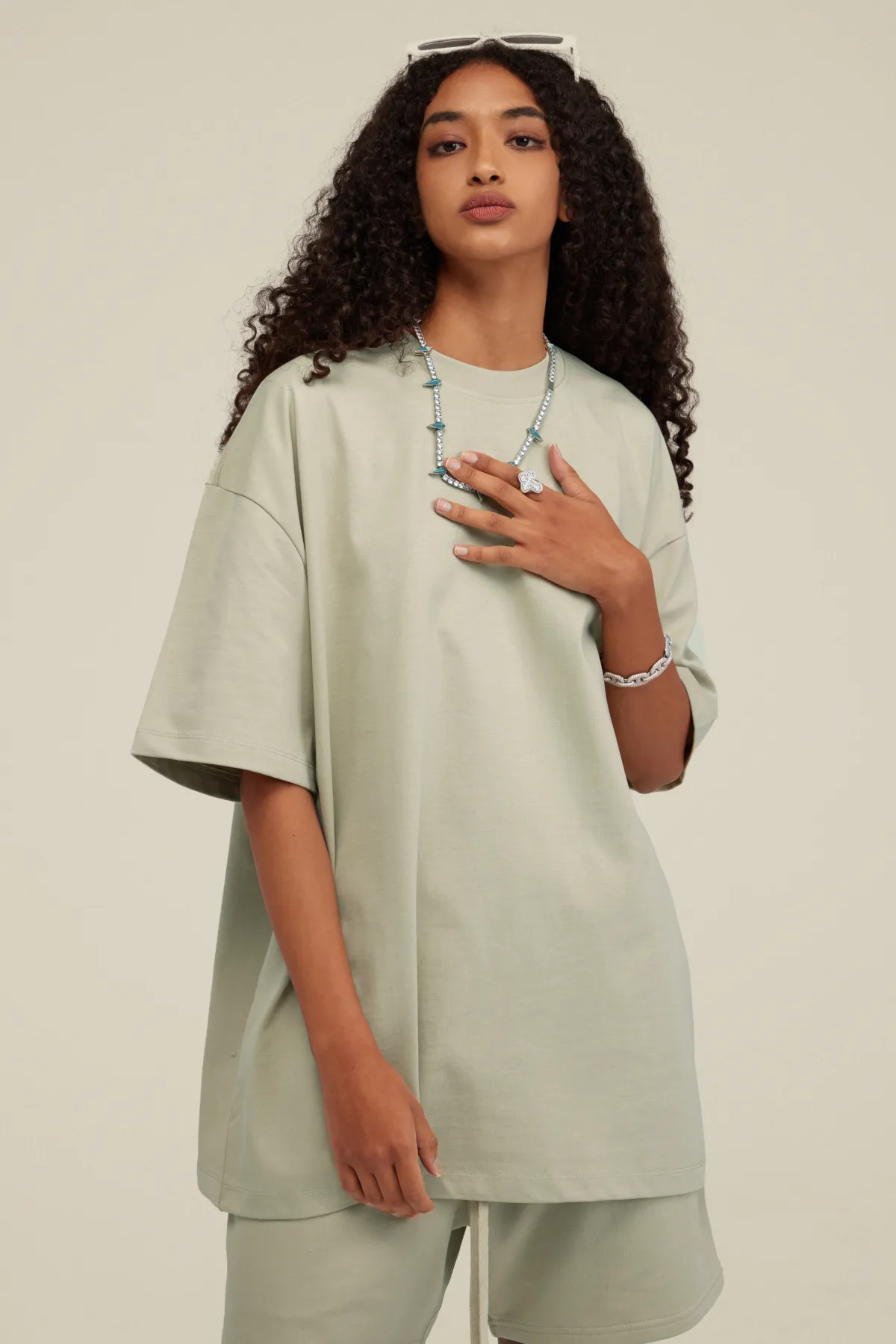 Women’s Classic All-Over Print Crew Neck Shirt - Thumbnail Image