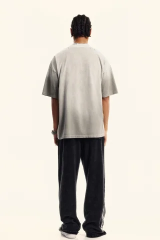 Unisex Boxy Tie-dyed T-shirt - Thumbnail Image