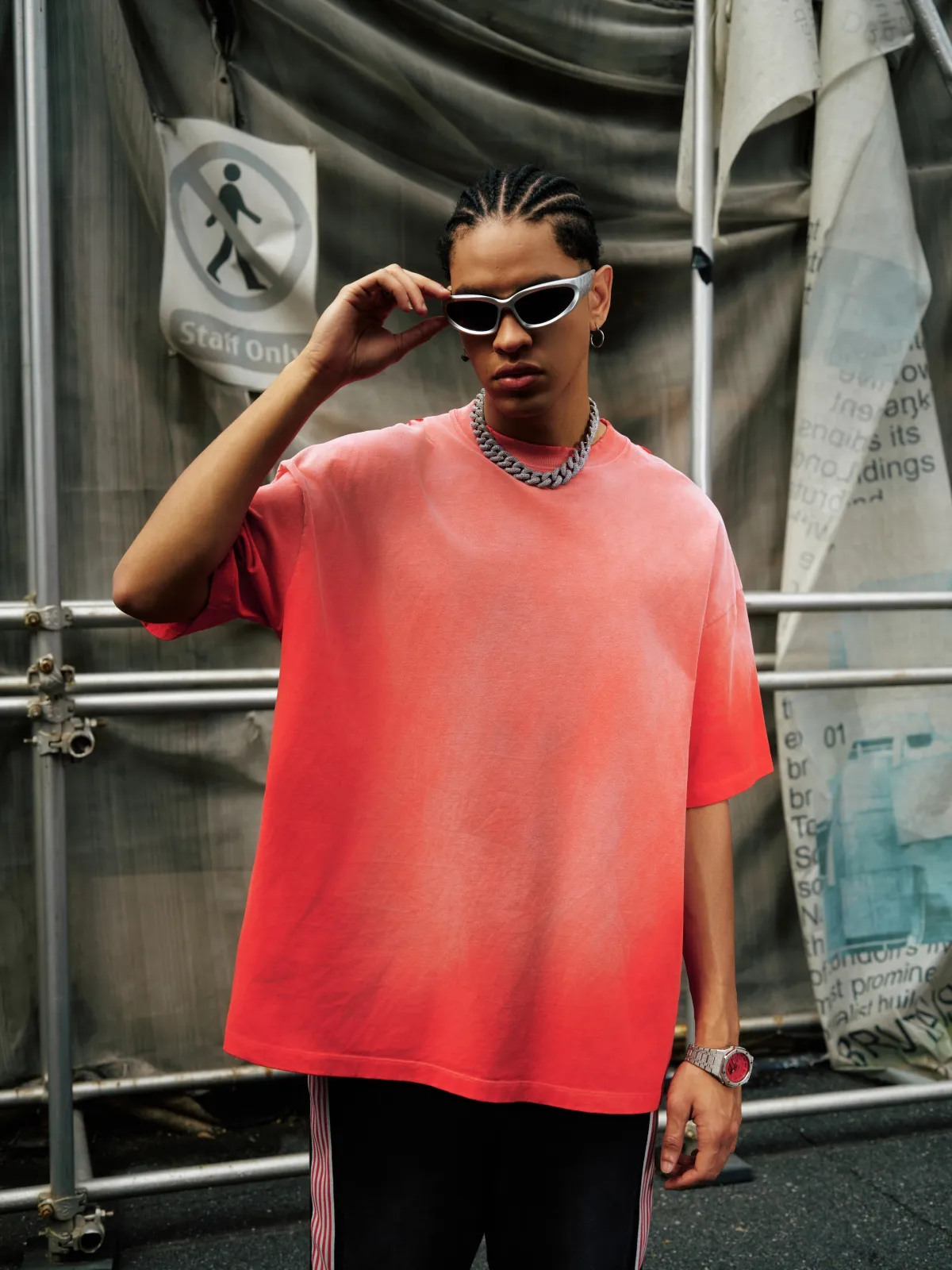 Unisex Boxy Tie-dyed T-shirt - Thumbnail Image