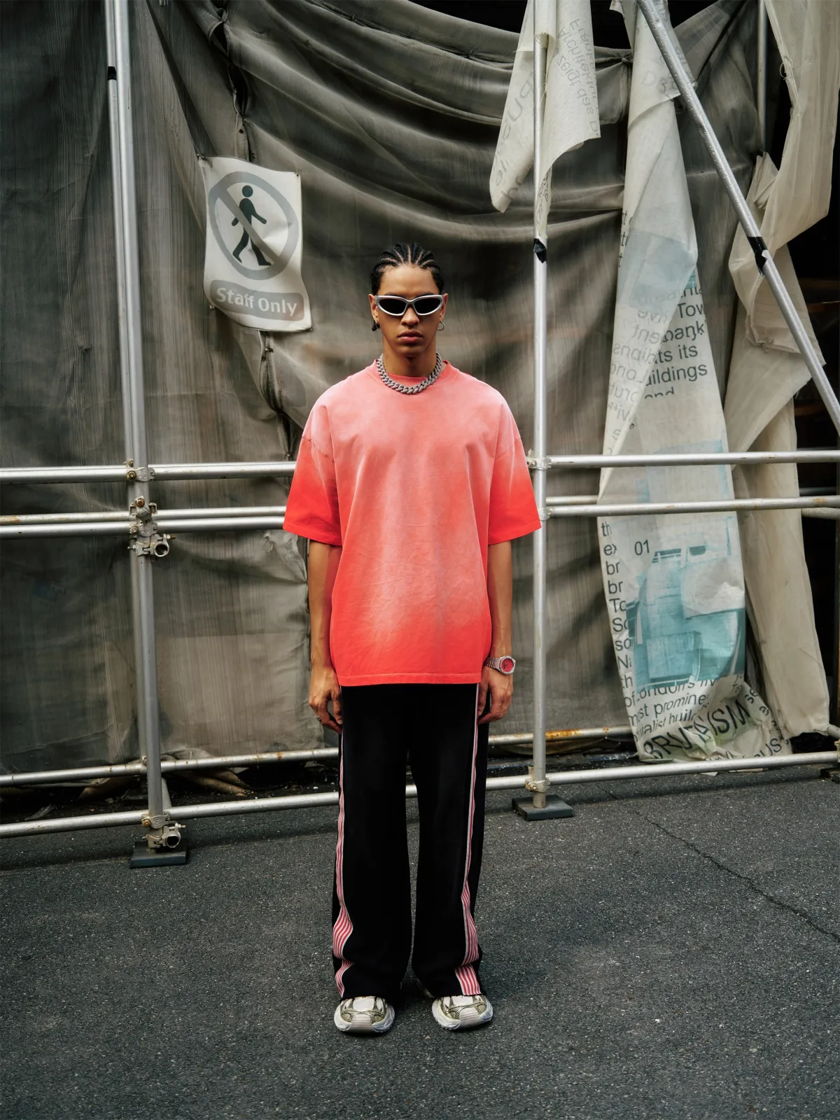 Unisex Boxy Tie-dyed T-shirt - Thumbnail Image