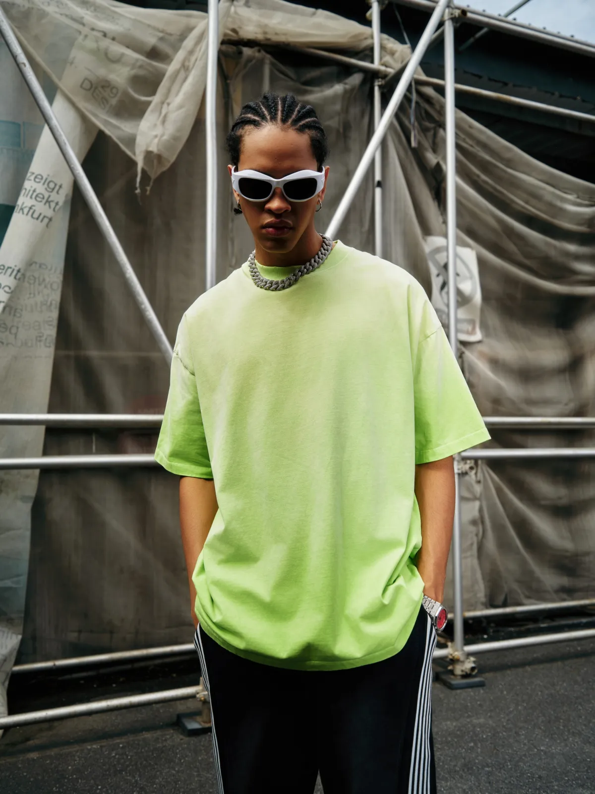 Unisex Boxy Tie-dyed T-shirt - Thumbnail Image