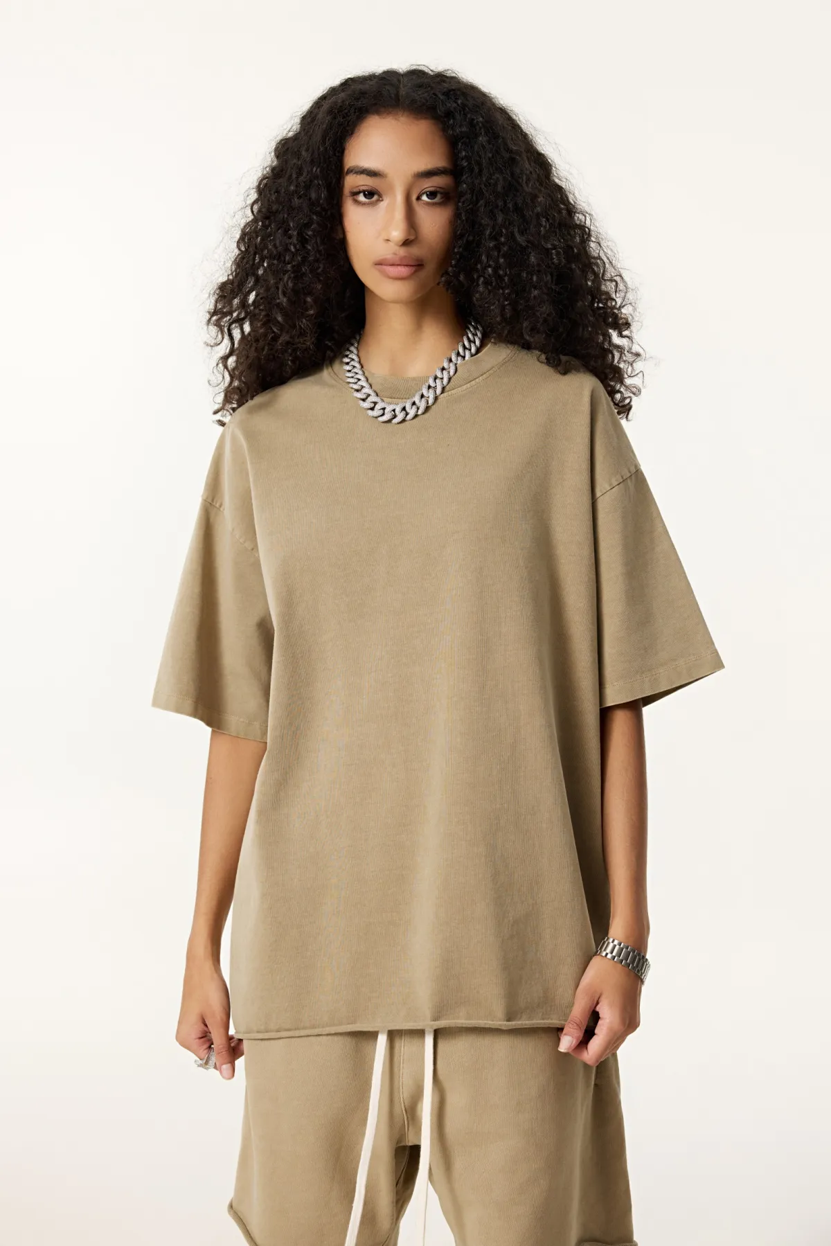 Women’s Double-Yarn Cotton Tee