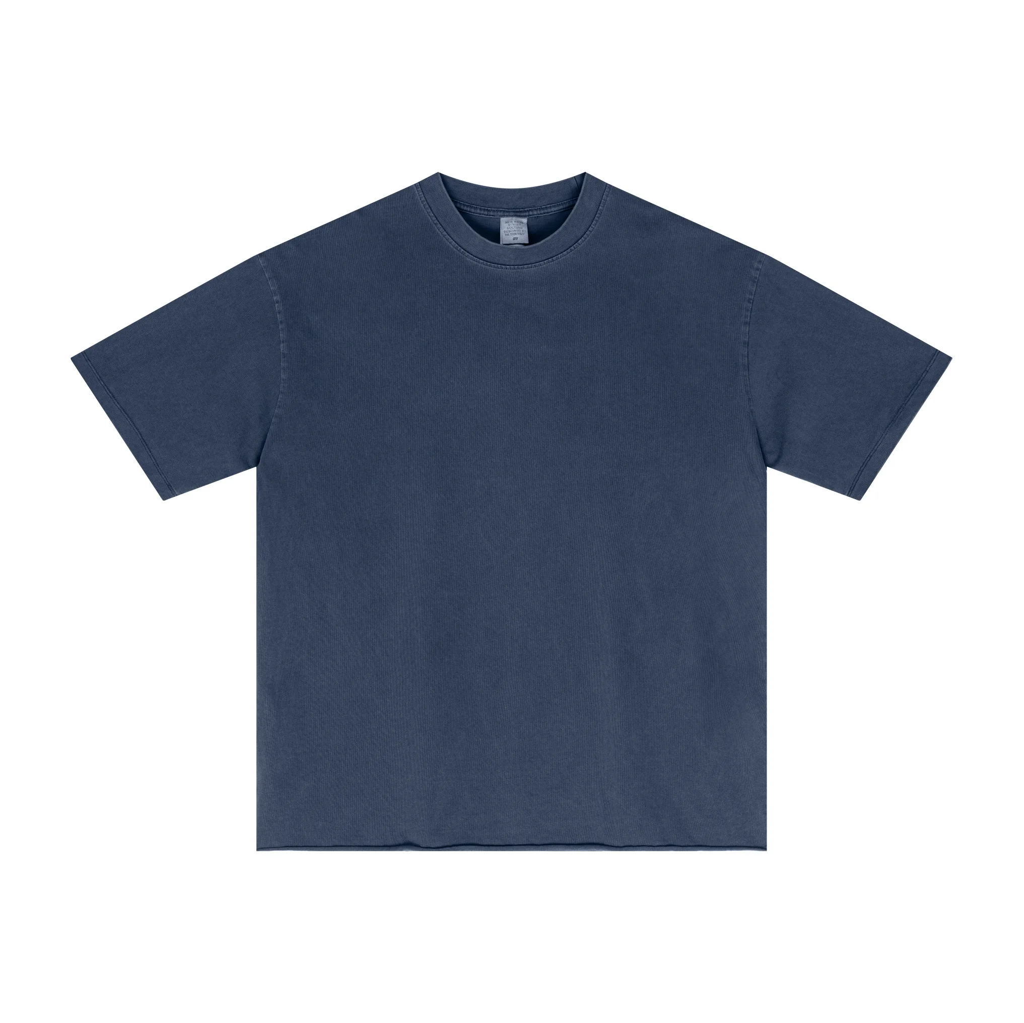  Men’s Double-Yarn Plain Weave Tee